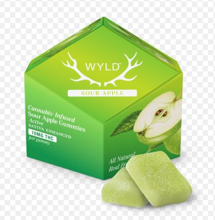 Wyld I Sour Apple Gummy I 100mg product photo