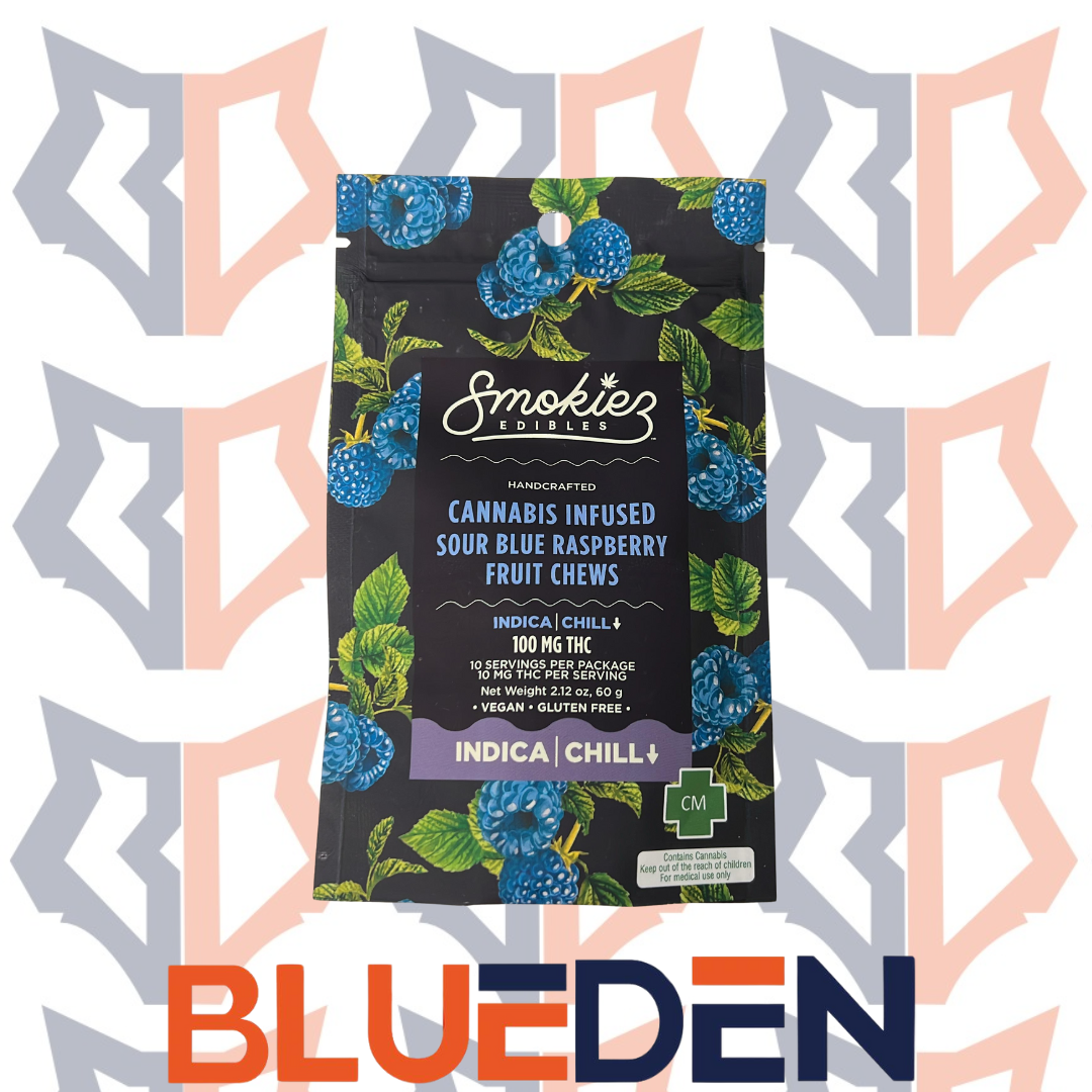 Smokiez - Sour Blue Raspberry () Indica