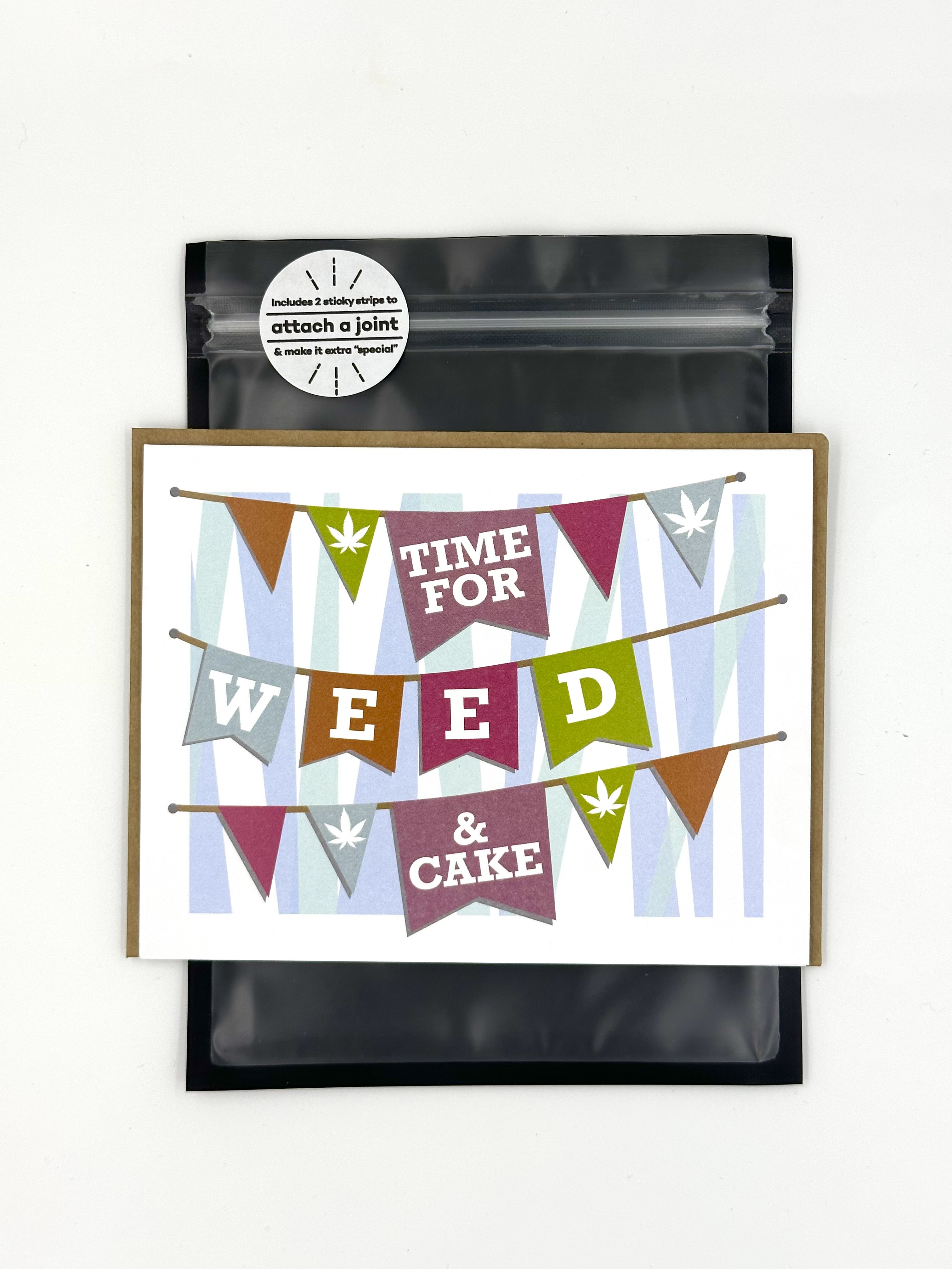Time Weed Cake Birthday Card
