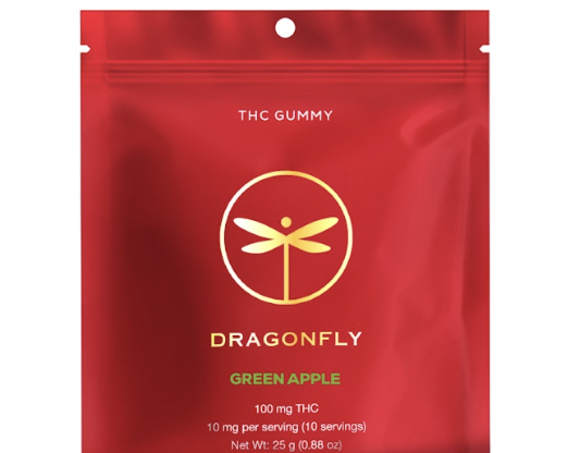 Dragonfly | 100mg Gummy | Green Apple