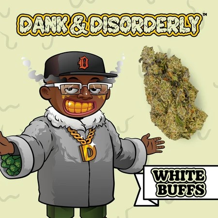 Dank & Disorderly White Buffs Jars