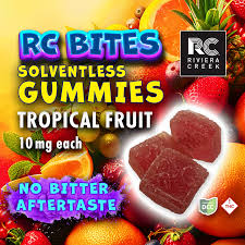 Tropical Fruit Solventless Gummies - (H) - 30mg 3pk
