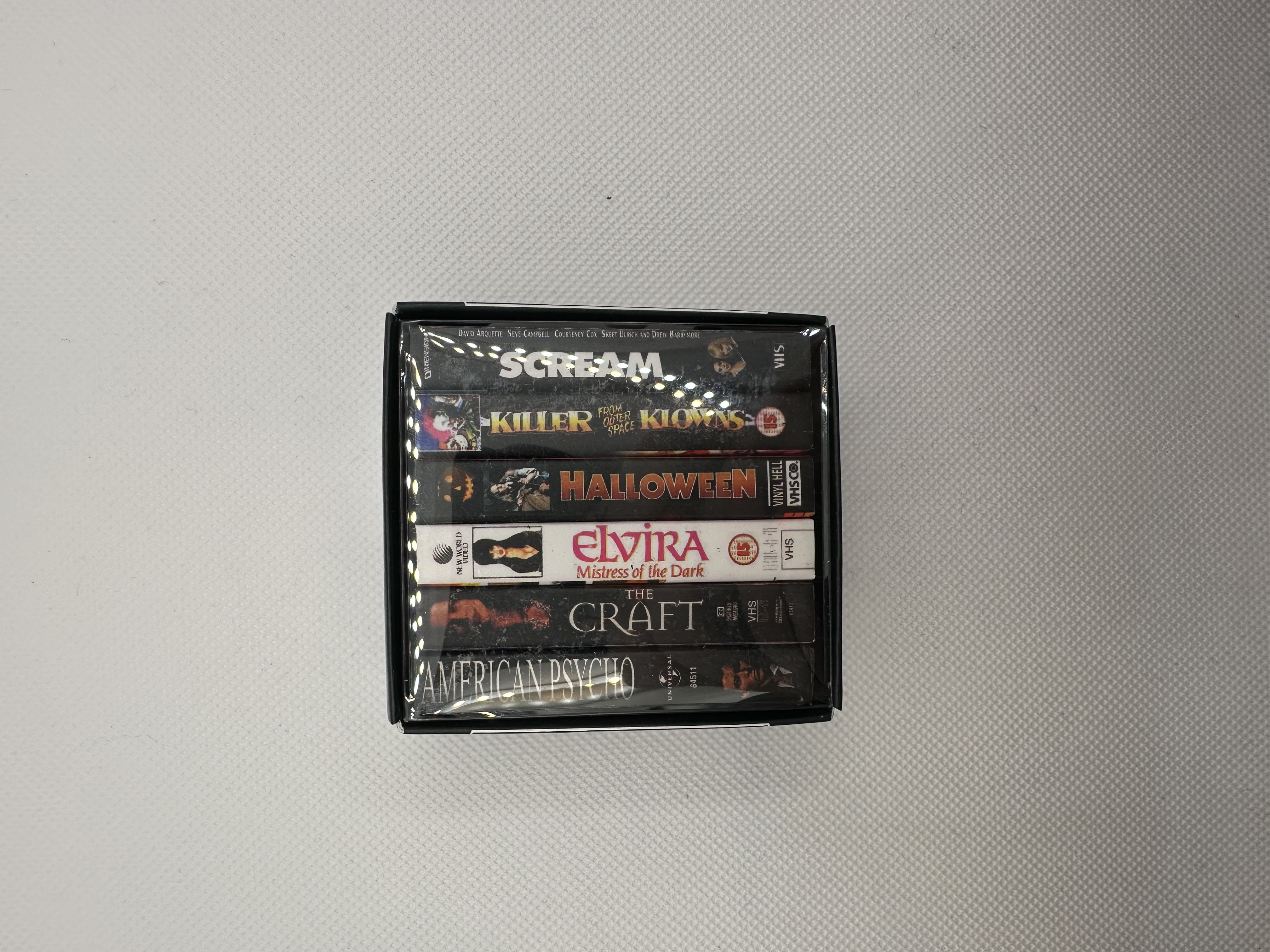 Burning Love VHS Matchbox Set (Horror)