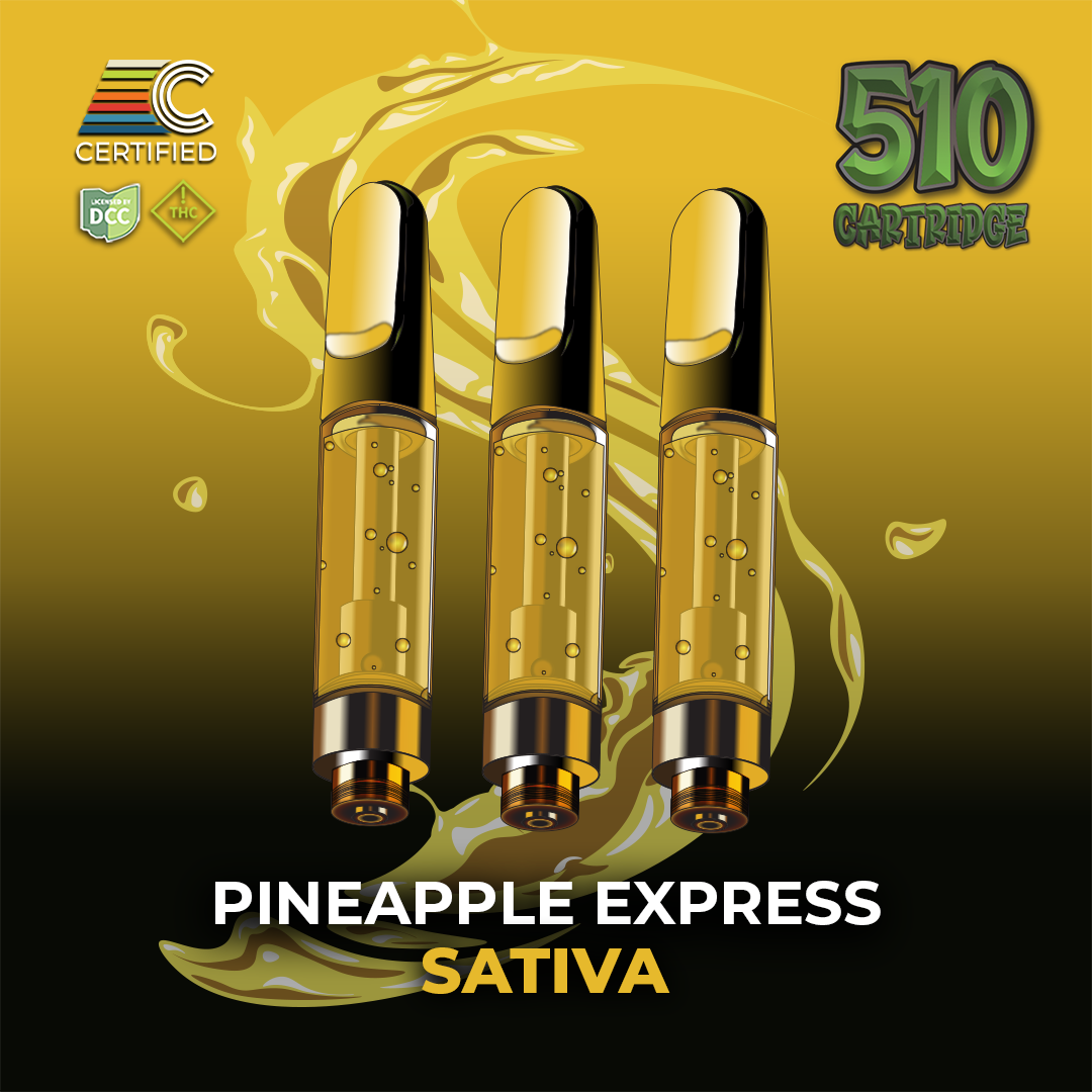Pineapple Express Distillate Cartridges (1g/3Pk)