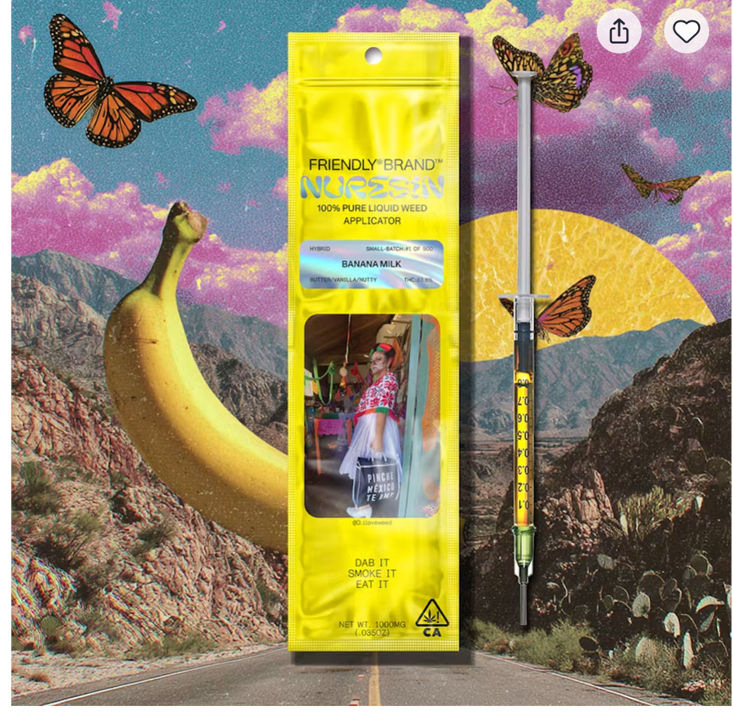 Friendly Brand Live Resin FSO - Banana Milk 1g