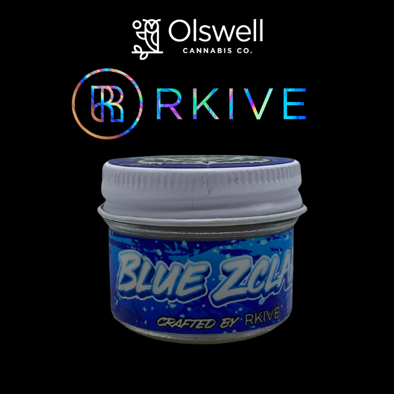 Olswell x Rkive | Blue Zclair | 5g | Hash Rosin | Adrian, MI