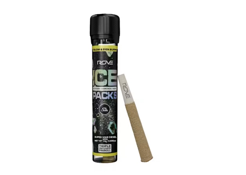 Rove - Super Sour Diesel Rosin Diamond Hash Infused Preroll - 1g