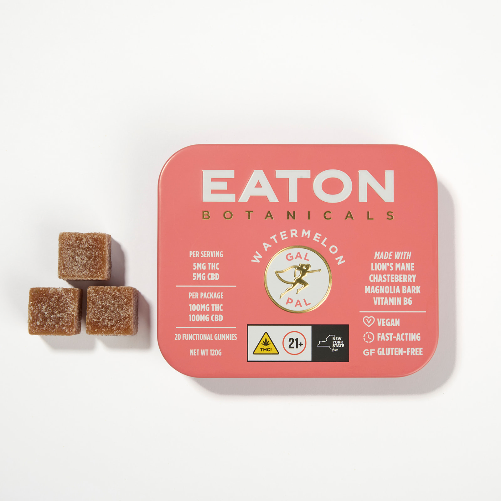 Eaton Botanicals | Watermelon | Gal Pal | 20pk | .1g by Eaton Botanicals - edibles cannabis product