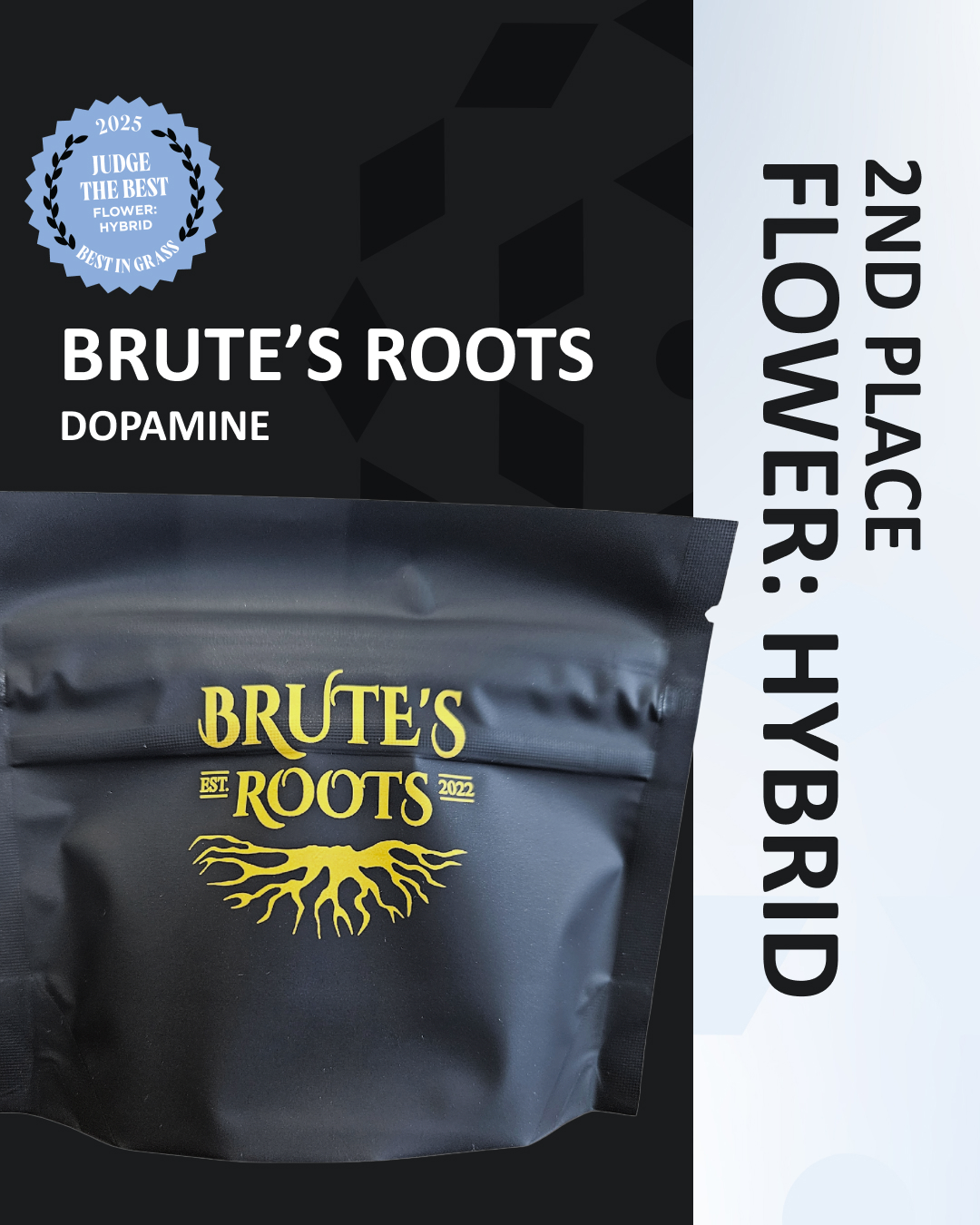 3.5g Premium Flower - Dopamine - Brute's Roots - REC