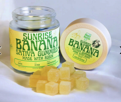 Sunrise Banana Sativa Gummies 5@20mg
