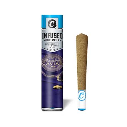 COOKIES - BLACKBERRY CAVIAR - HYBRID - 1G INFUSED PREROLL