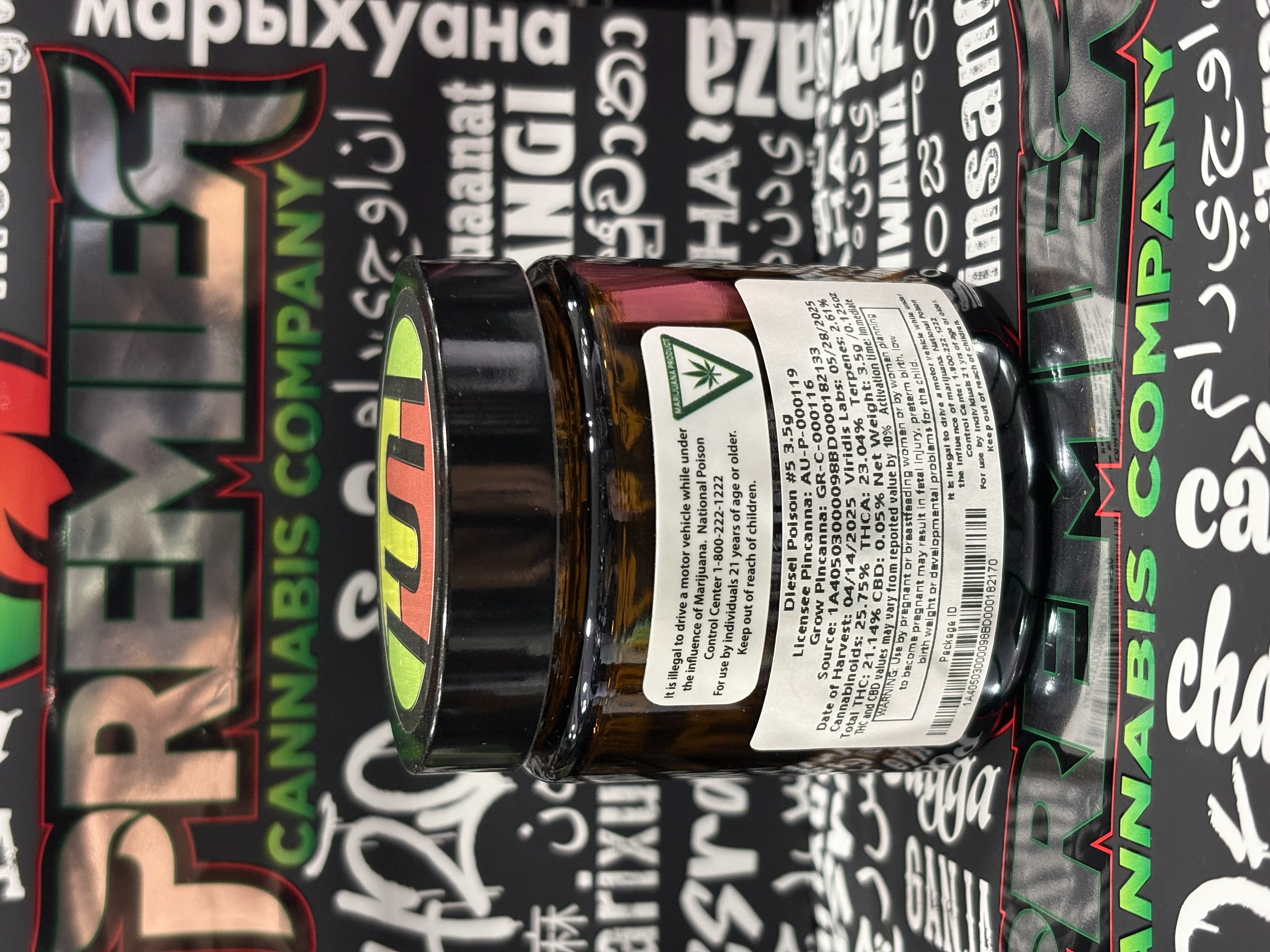 Head Stash Harvest Pre-Packaged Diesel Poison #5