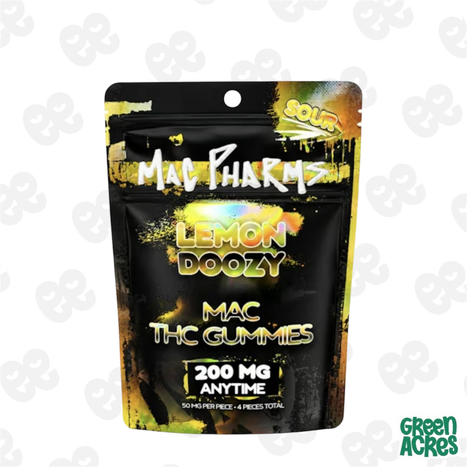 Mac Pharms: Lemon Doozy Anytime 200MG Gummies
