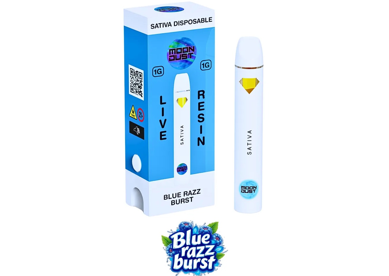 Blueberry Razz Burst | Live Resin AIO | 1g