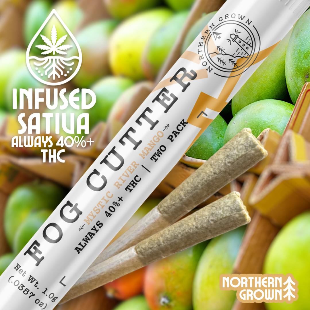 Mystic River Mango Distillate Infused | Pre Rolls | 0.5g 2pk