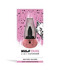 Wulf Fang 2 In 1 Vaporizer Works With Pink Black Spatter