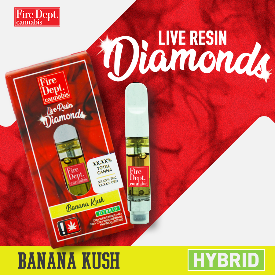 Fire Dept. Cannabis: Banana Kush Flavored - - Fire Dept