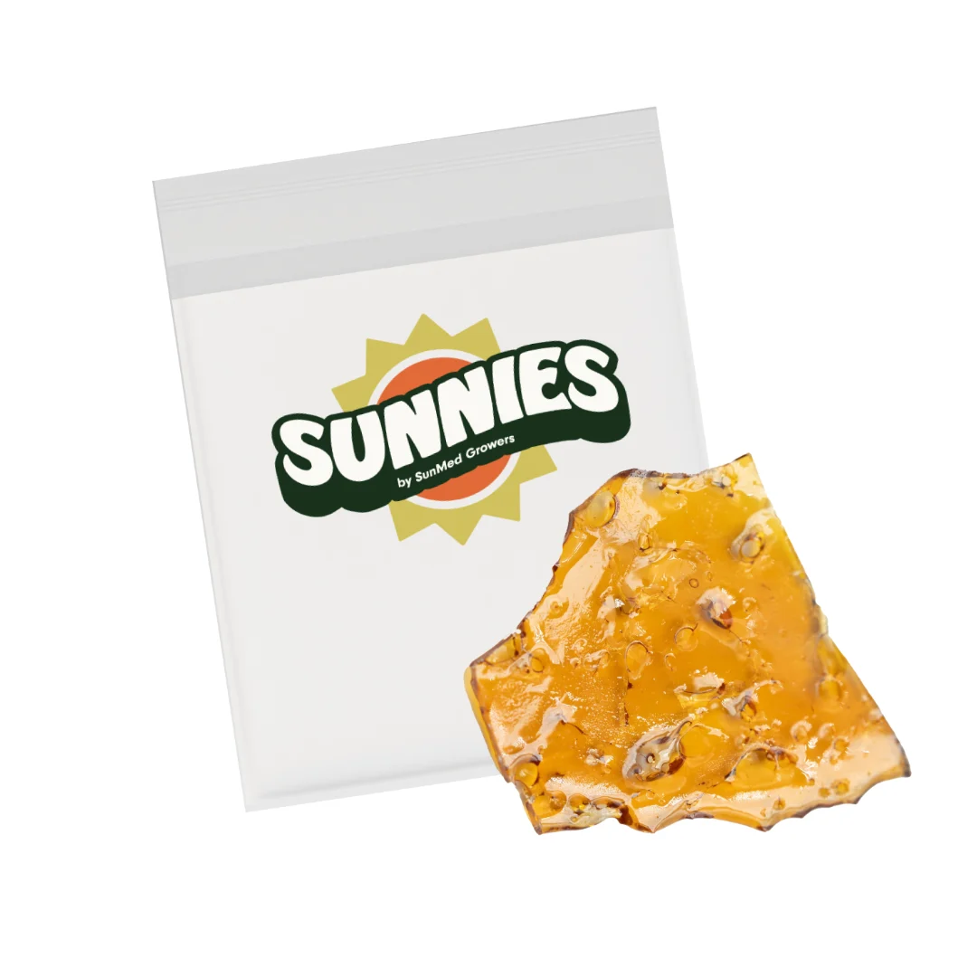 SunMed Labs 1g Gush Mints Cured Resin Shatter