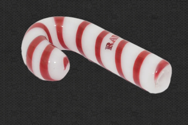 Glass Candy Cane Joint Holder