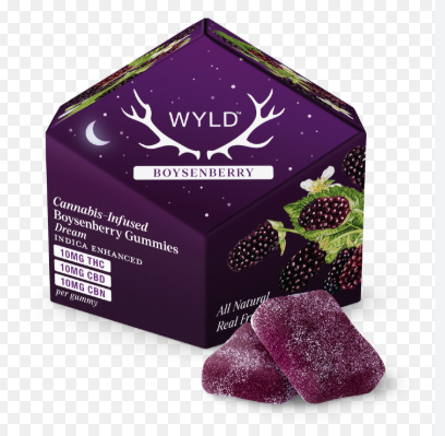 Wyld - Gummies - Boysenberry (1:1:1) (CBD:CBN:THC) 100mg