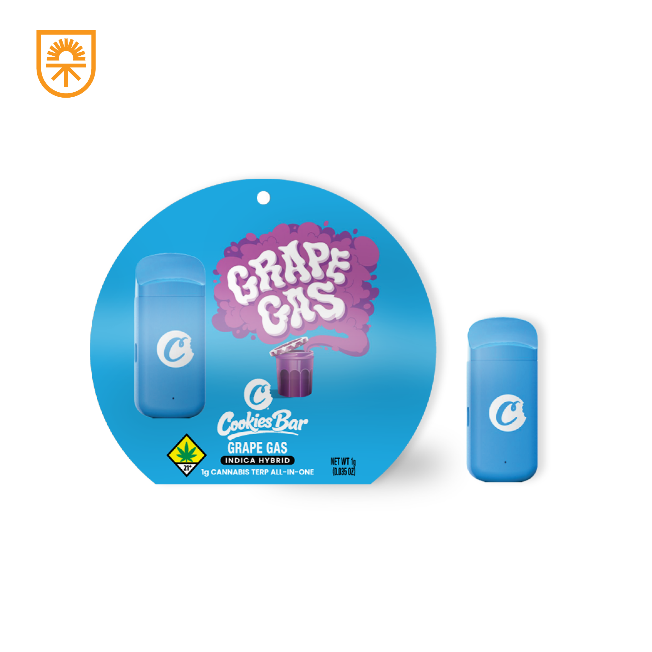 Grape Gas - Cookies - Bar - All-In-One - 1g