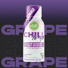 Chill Medicated Grape Live Rosin To Go Syrup 200mg