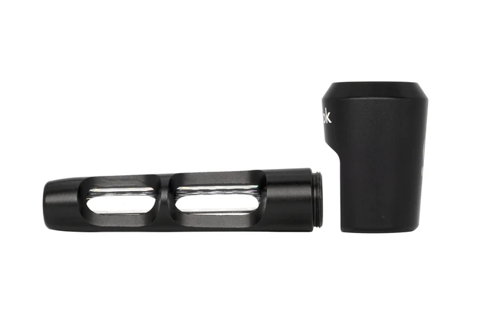 Aluminum Glass Pipe Black