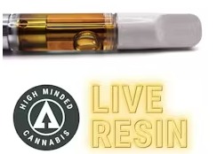 High Minded - Live Resin Cartridge 1g - Dulce De Fresa