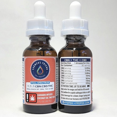 1:1:1 CBN:THC:CBD Tincture | 1oz