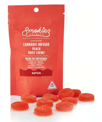 SMOKIEZ - Sativa Sweet Peach - 100MG THC