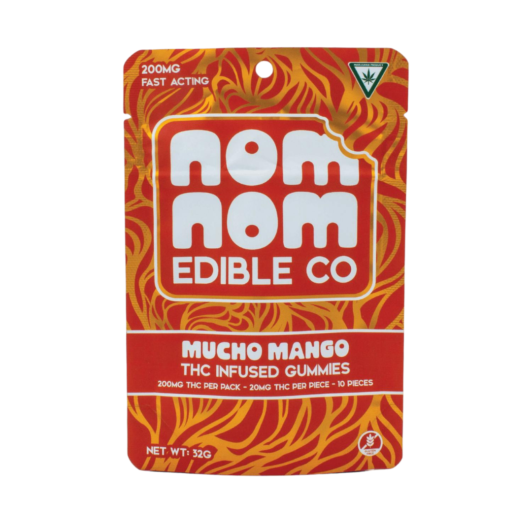 Nom Nom -  200mg Gummies - Mucho Mango