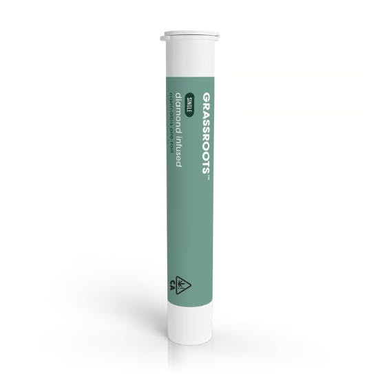 Grassroots | Triple Stack (Indica) Diamond Infused Pre-Roll
