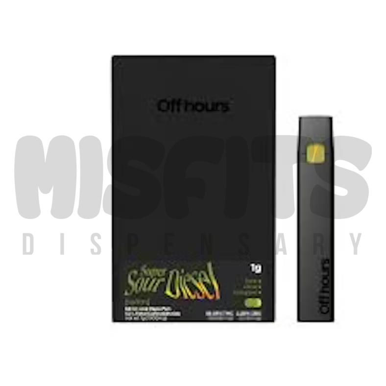Off Hours | Super Sour Diesel | AIO Vape | 1g