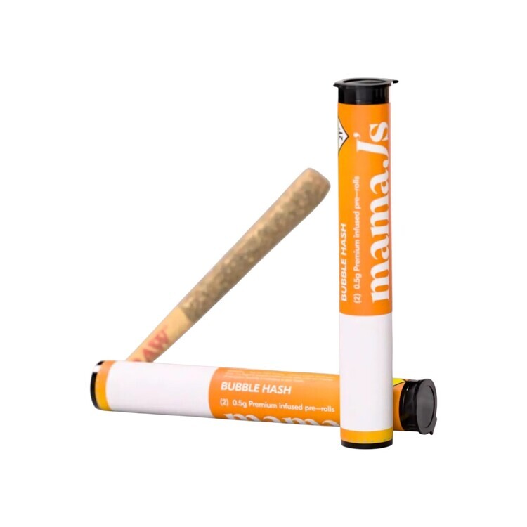 Mama J's Bubble Hash Infused Pre-Roll 1g 2pk - Jack and Coke