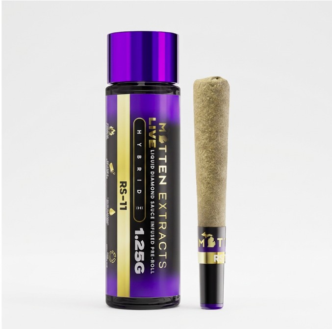 Mitten Extracts Live Sauce Infused Pre-Roll - RS11