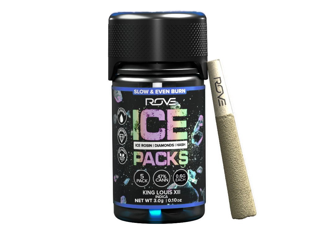 King Louis XIII | Infused Ice Packs (Rosin, Hash, and Diamonds) | 5pk | 3g