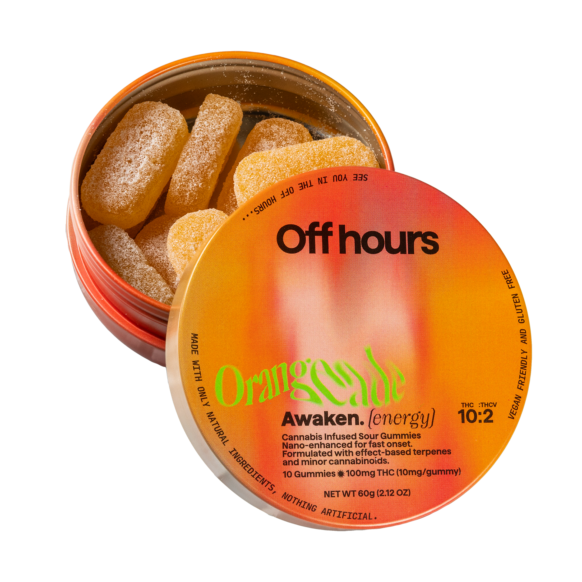 Awaken Orangeade Gummies | 10 pack 100mg