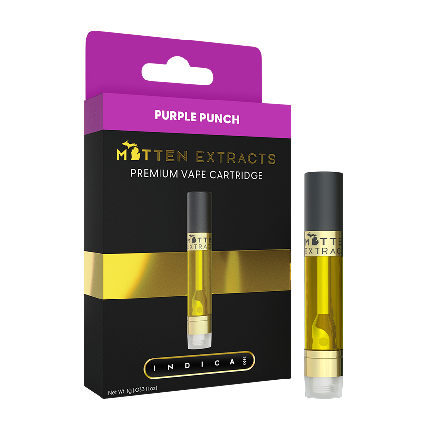 Mitten Extracts Cart Indica Purple Punch
