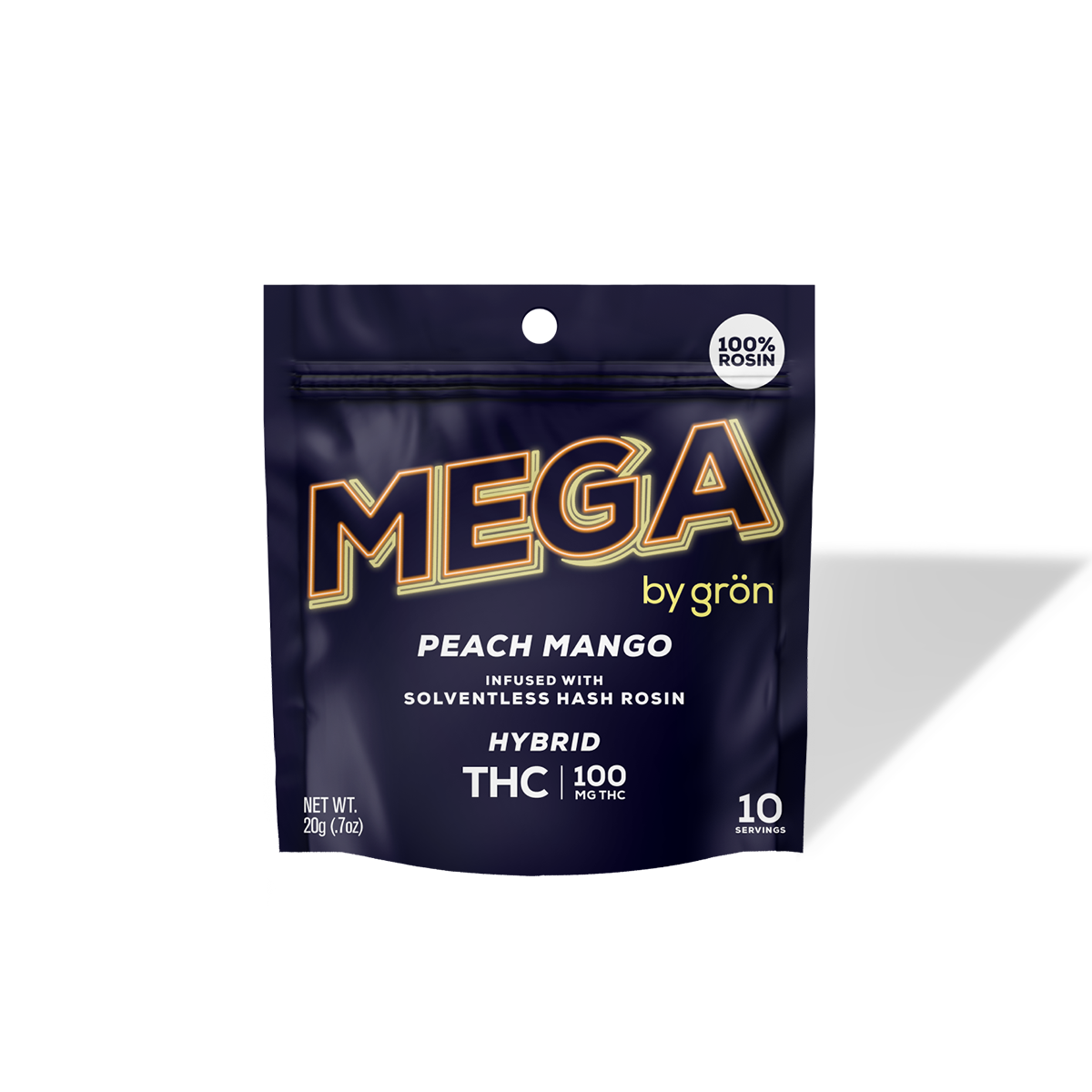 Gron MEGA Pearls Rosin Peach Mango 100mg