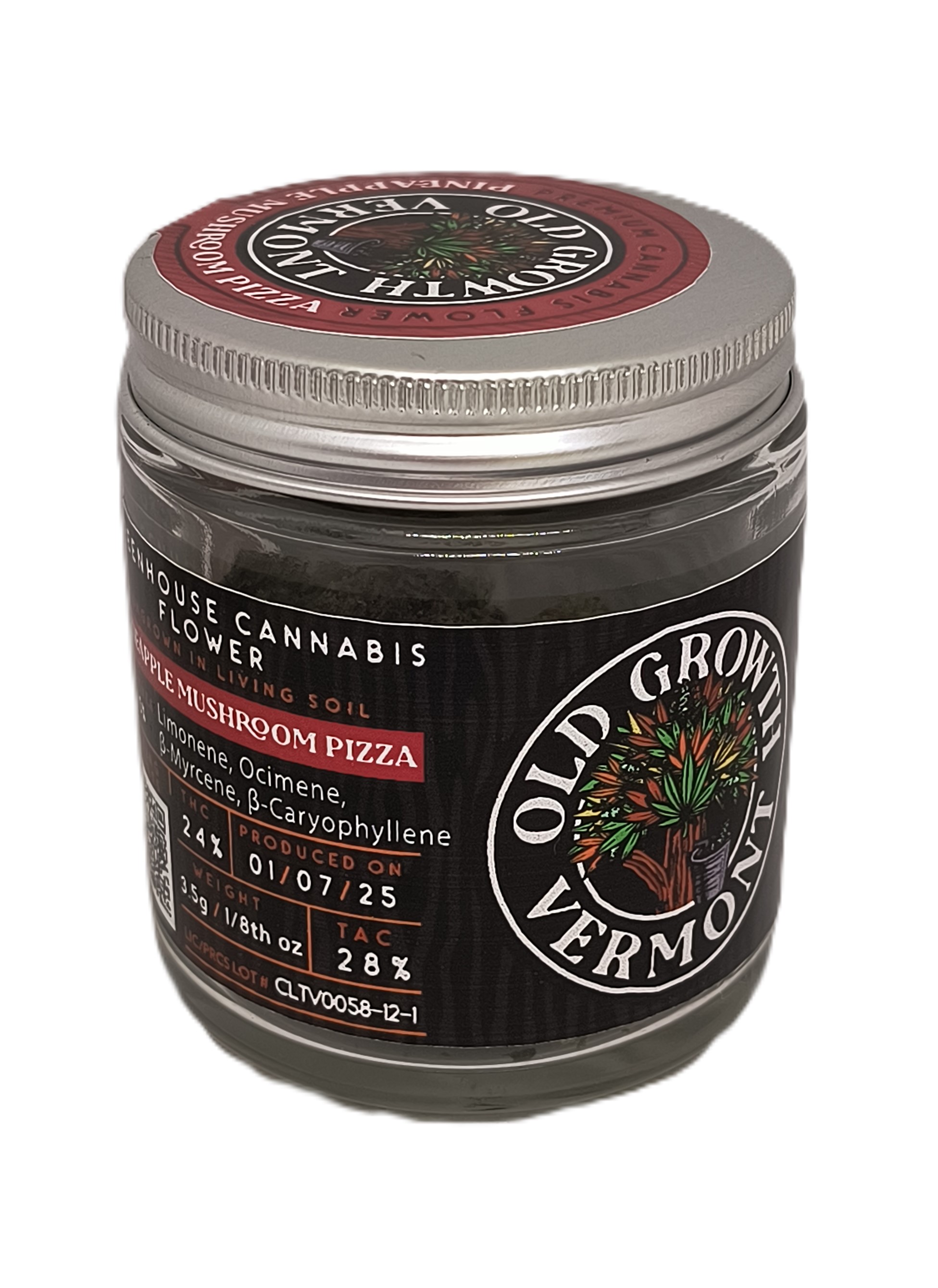 Pineapple Mushroom Pizza Jar