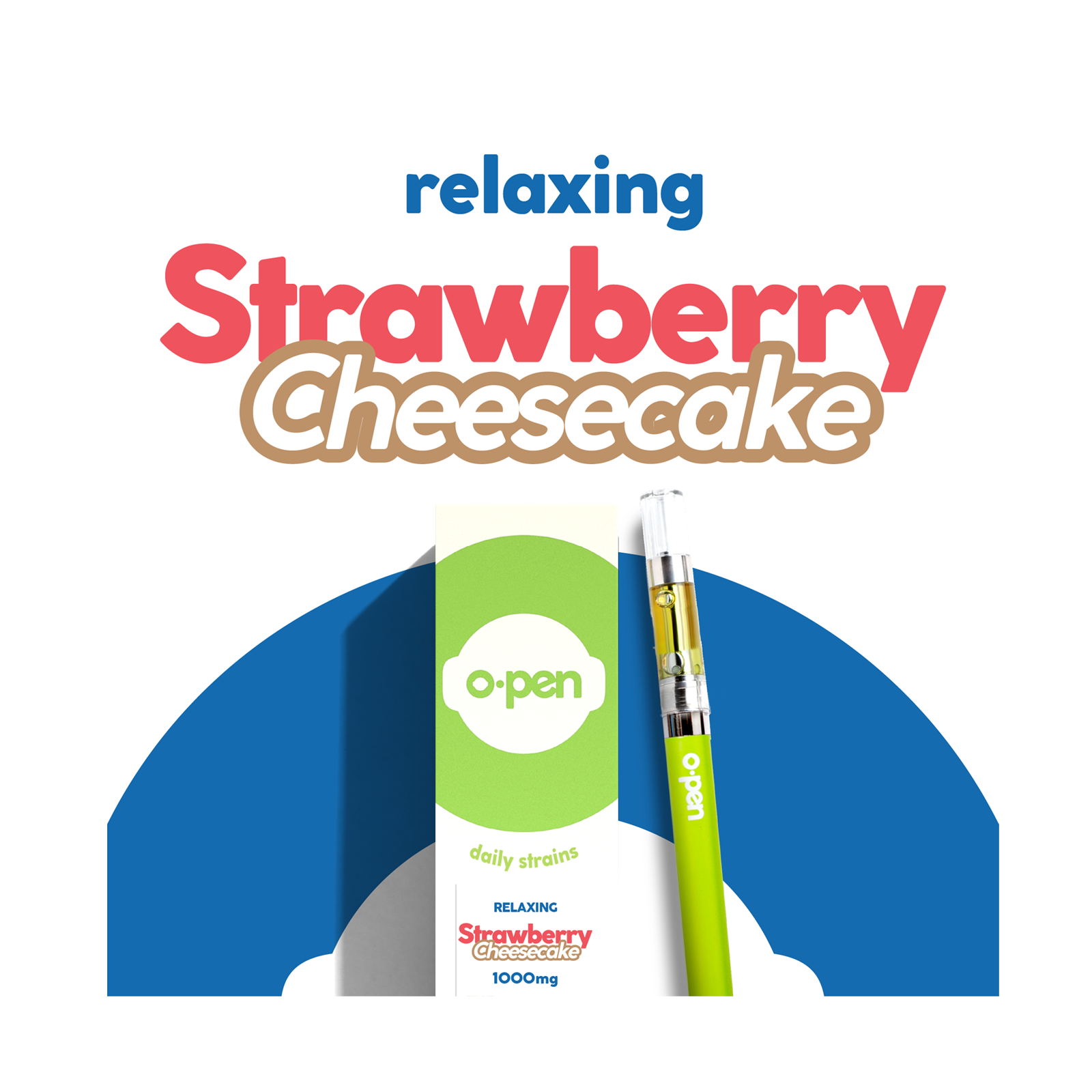 Daily Strains Strawberry Cheesecake Relaxing Cartridge | 1g