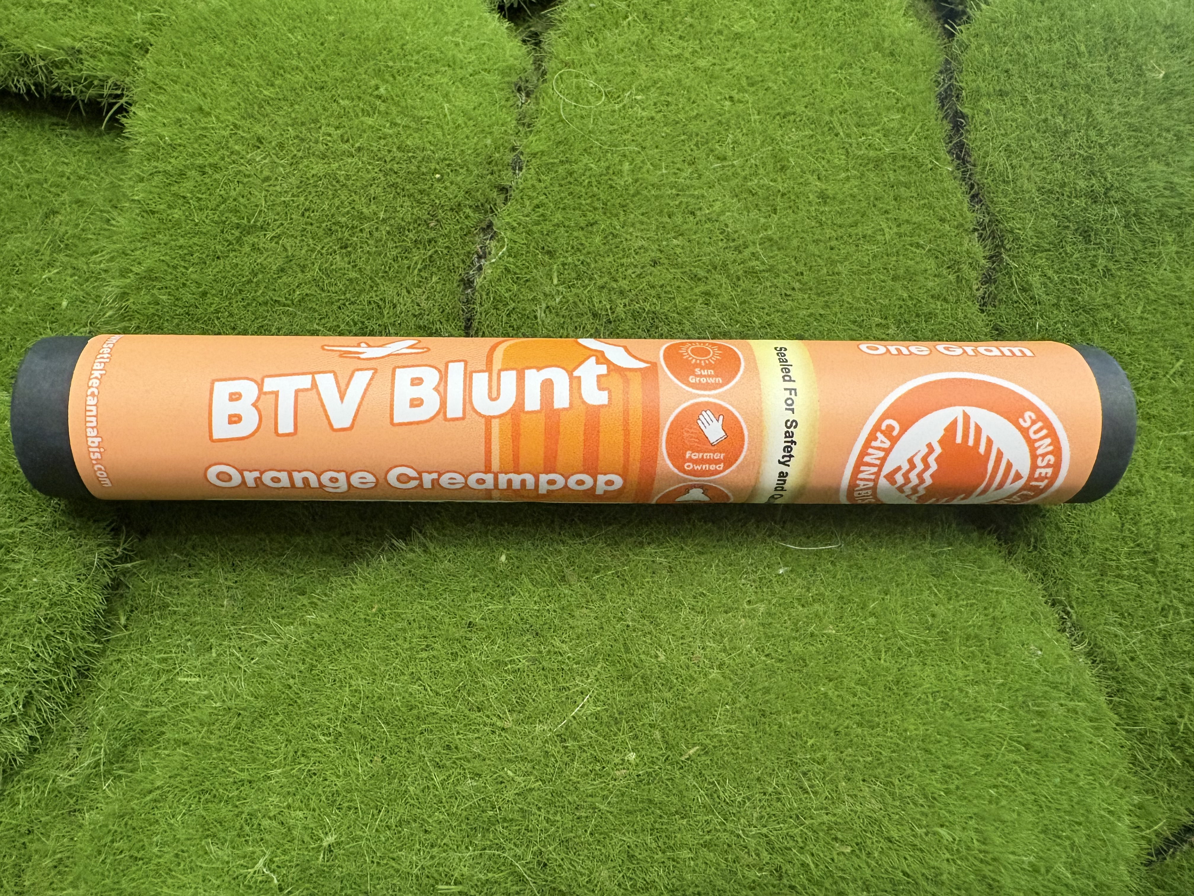 Hemp Leaf Blunt Single | Orange Cream Pop