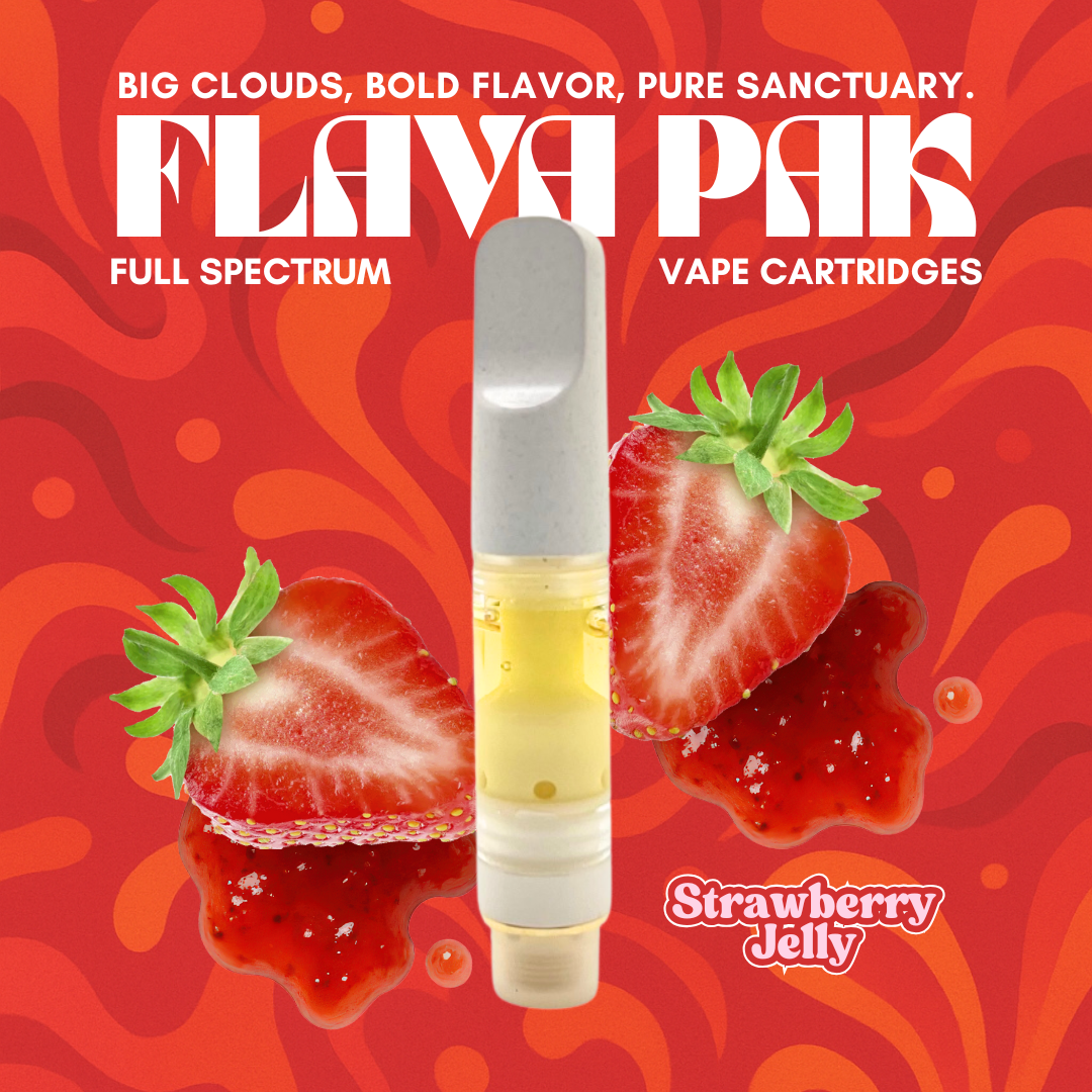 Full Spectrum Flava Pak 0.5g Strawbry Jel Vape