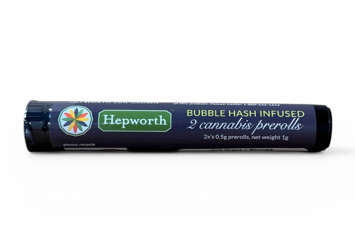 Jack Grape + Mimosa | Hybrid | 2 Pack Bubble Hash Infused Pre-Roll | 1g