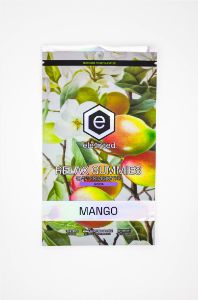 Elevated Rare Gummies-Mango Relax (I) 10mg 10:1:1 CBD:CBN:THC