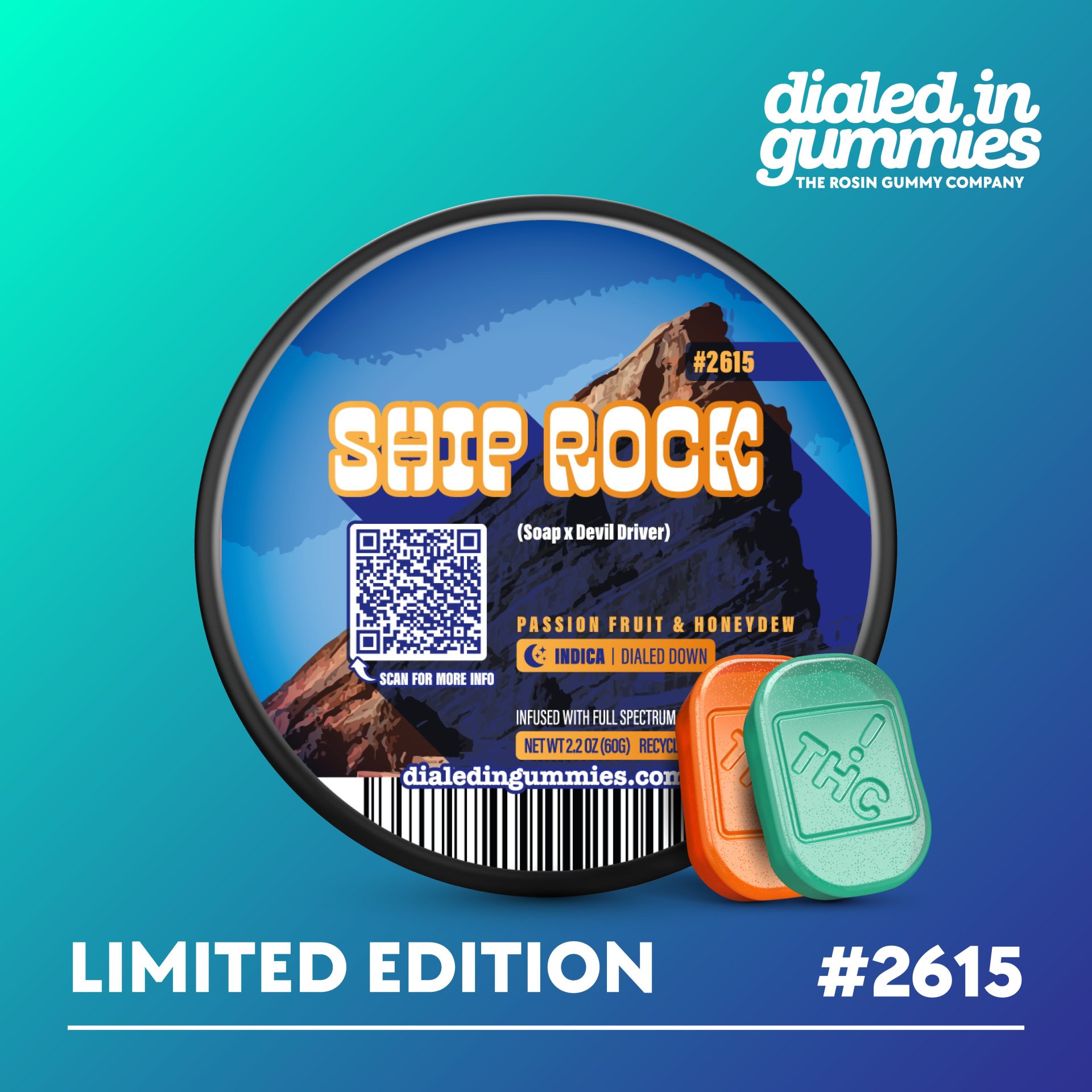 Ship Rock | 100mg | Indica