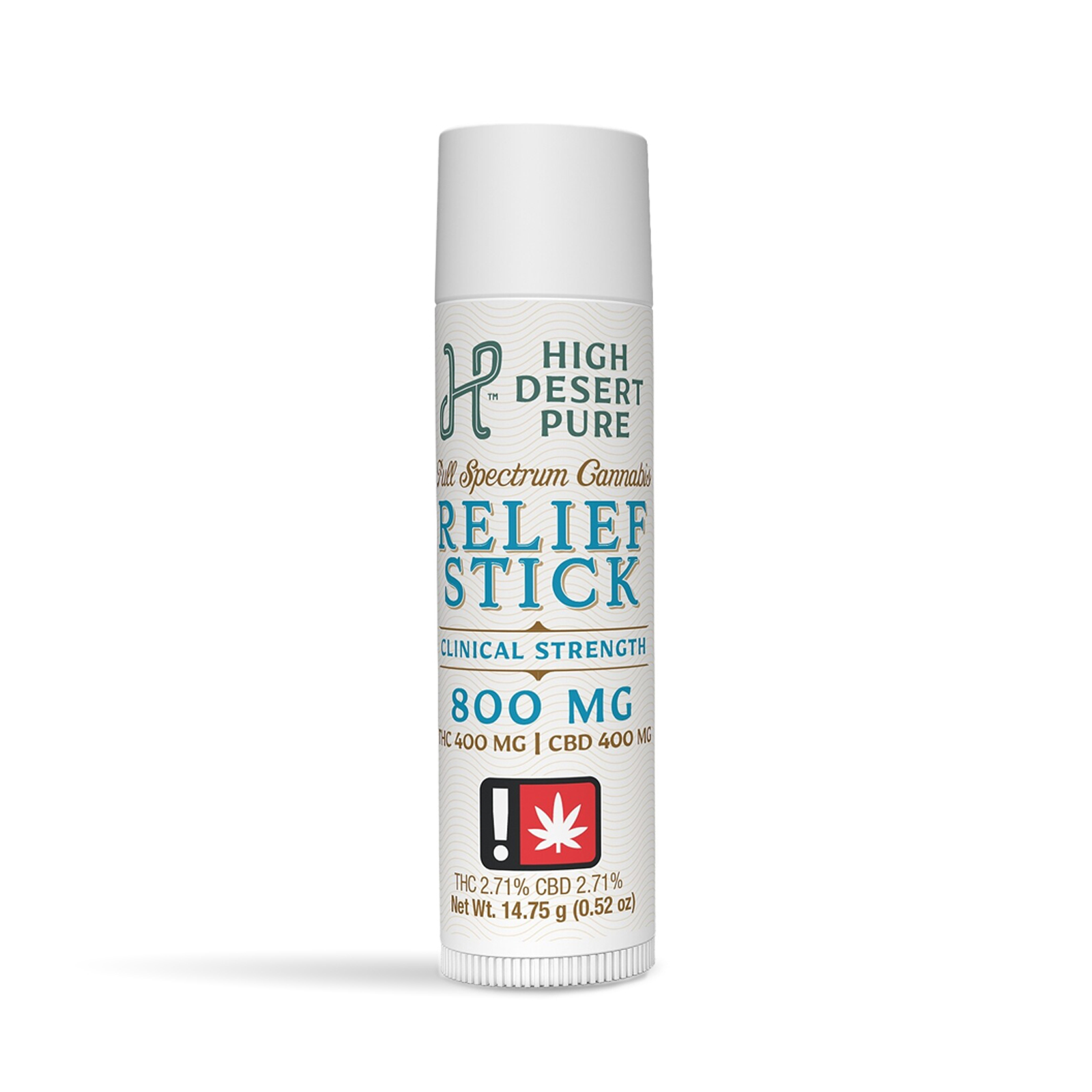 Relief Stick | Clinical Strength | 1:1:1 THC:CBD:CBG | 1664mg