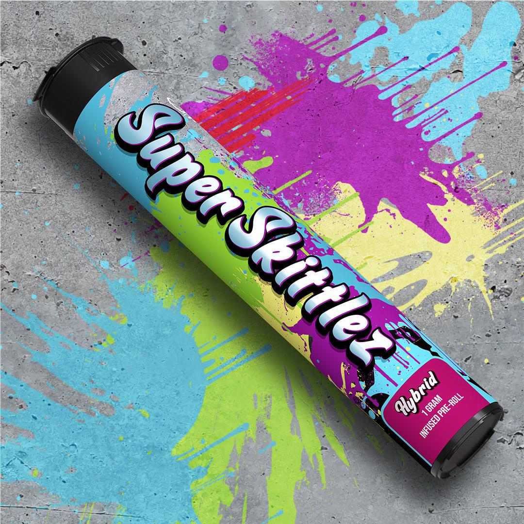 My Zypp Stikks 1g Infused Preroll - Super Skittlez