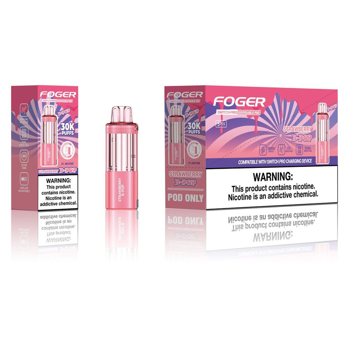 Switch Pro Strawberry Pop