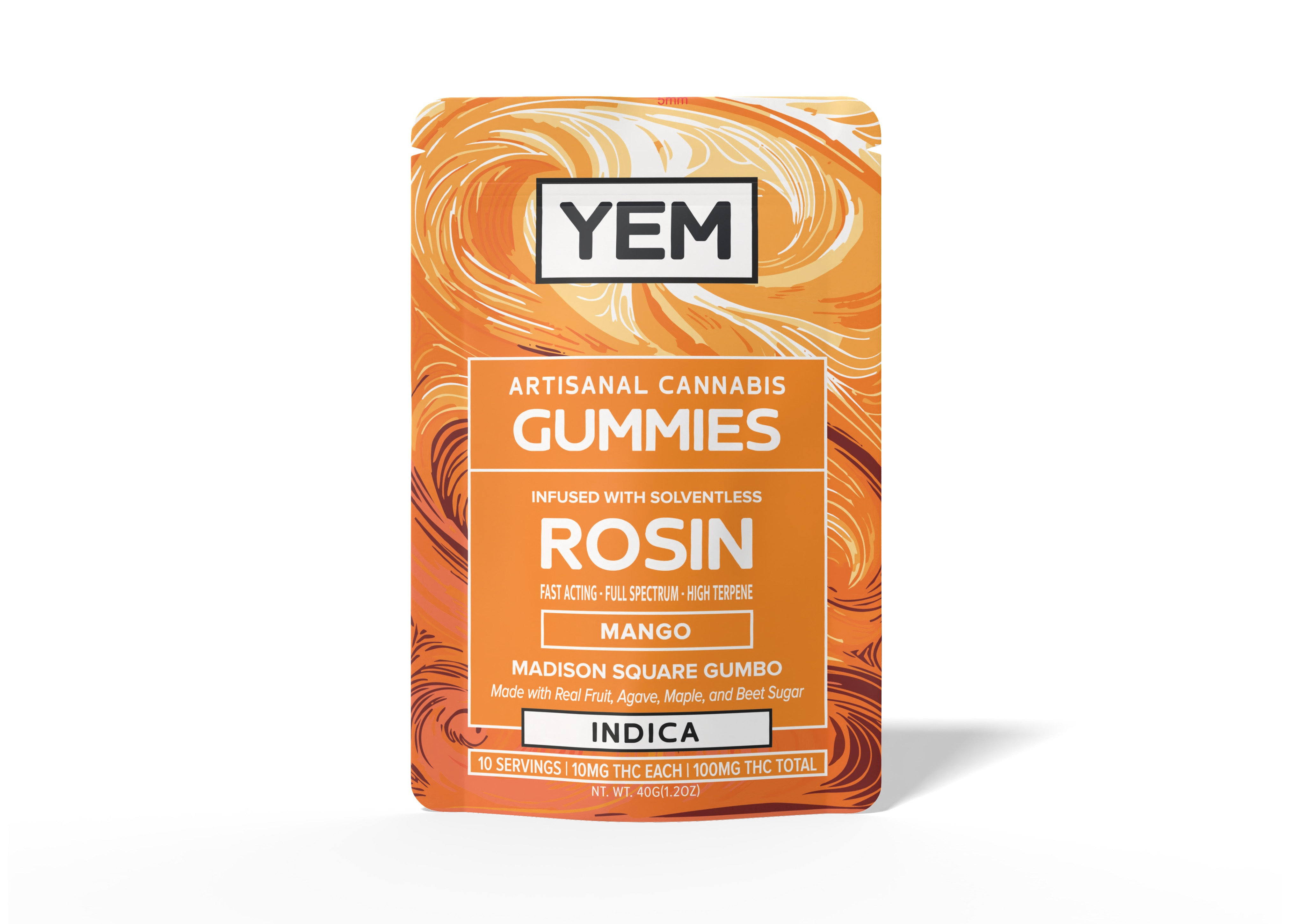 Rosin Gummies Indica Mango